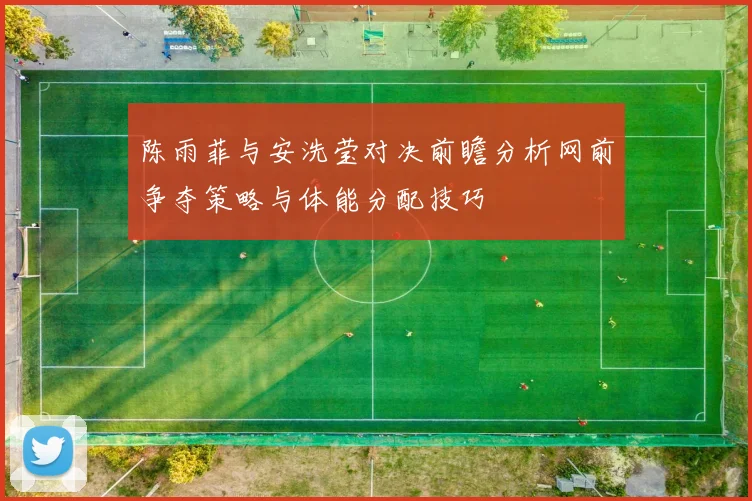 陈雨菲与安洗莹对决前瞻分析网前争夺策略与体能分配技巧